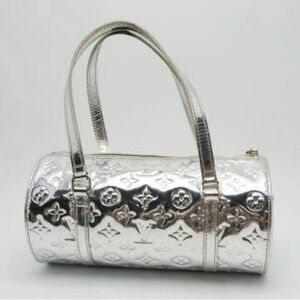 Small mini Silver Designer Women's Handbag